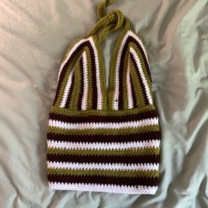 crochet halter top! can be made to fit any size!